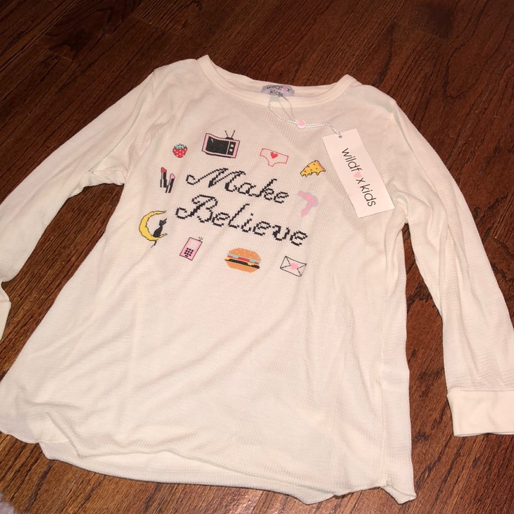 Wild fox kids make believe sweatshirt